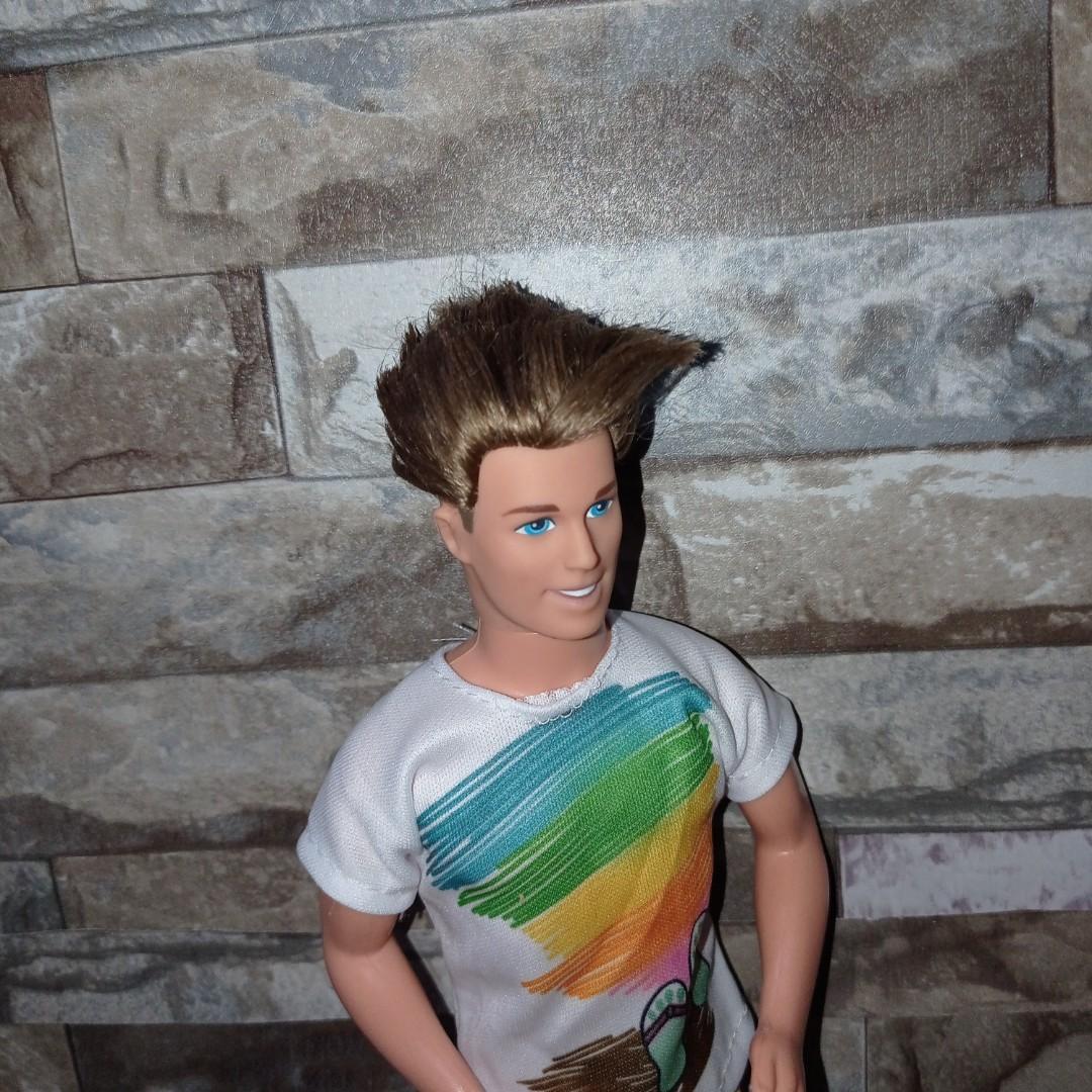 Ken doll shop with rooted hair