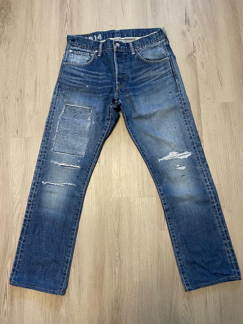 Visvim Social Sculpture 01.2D14 jeans W30 x L30, 男裝, 褲＆半截裙 