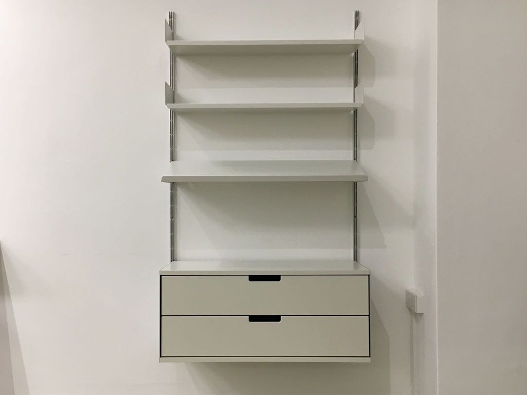 VITSOE 606 Universal Shelving System entire system (USD 2500), Furniture & Home Living