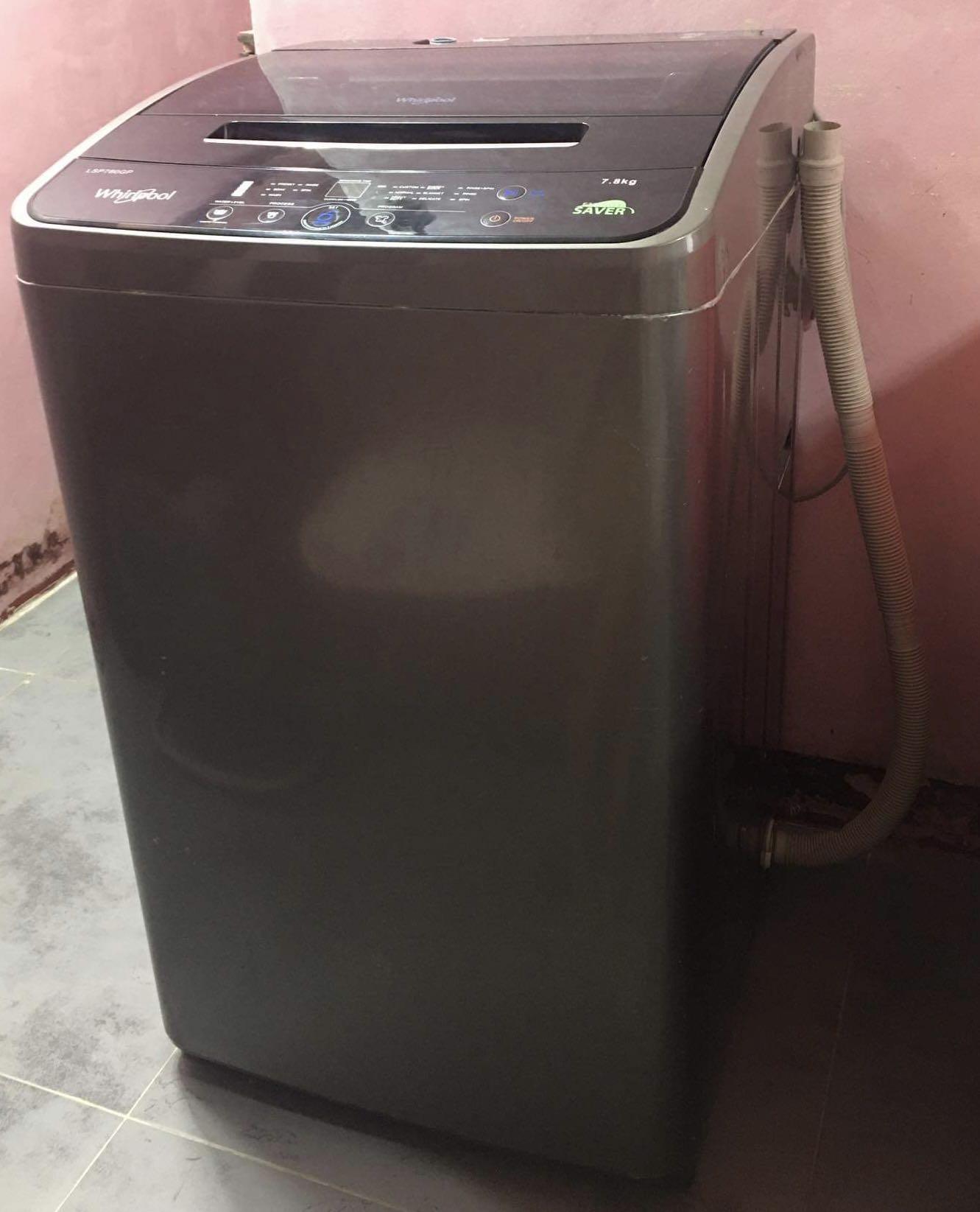 Whirlpool Automatic Washing Machine 7.8kg, TV & Home Appliances, Other