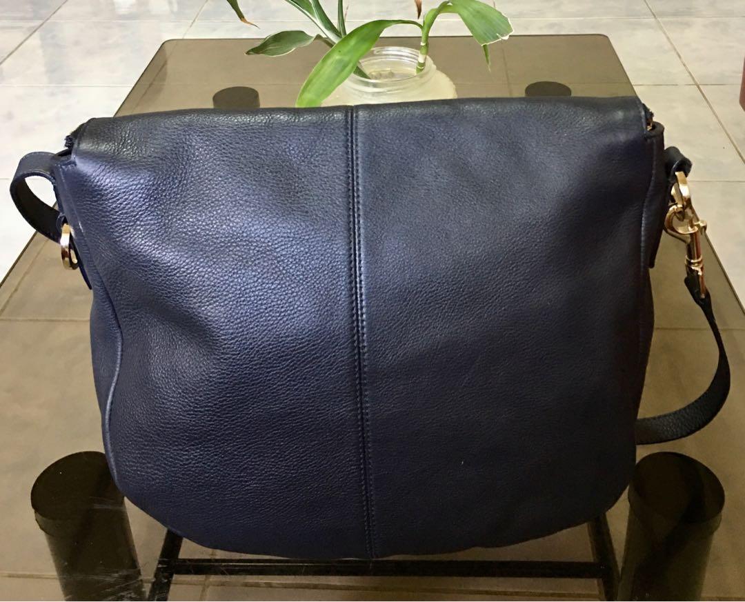WHISTLES Duffy Zip Satchel Bag