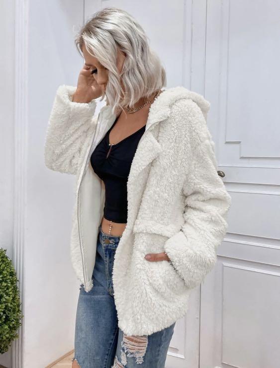 White Teddy Coat