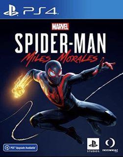 Wtb ps5 ps4 Spider-Man miles morales