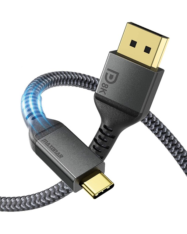 4K@60Hz, 2K@165Hz XPS 15/13 iPad Pro 2020/2018 USB C to DisplayPort Cable 10FT, iVANKY 4K Thunderbolt 3 to Displayport Cable Compatible for MacBook Pro/Air 