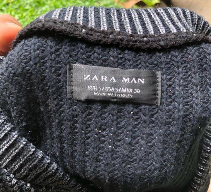Zara hotsell man knitwear