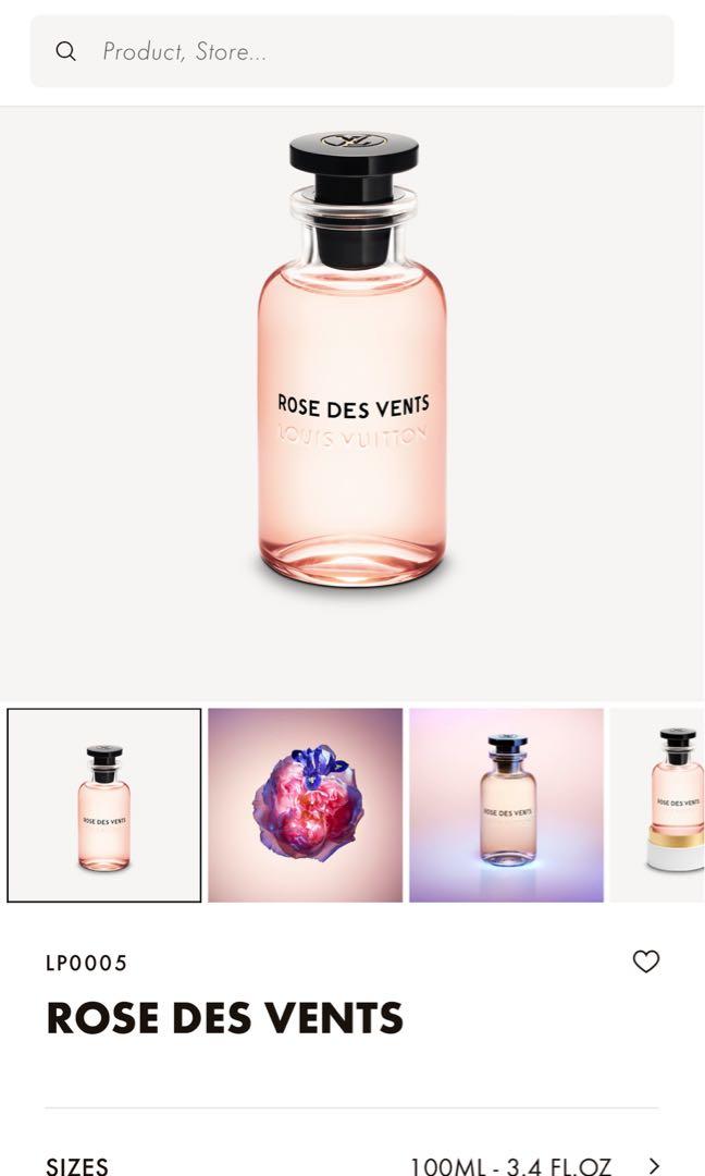 ORIGINAL] LOUIS VUITTON ROSE DES VENTS 100ML EDP FOR WOMEN, Beauty &  Personal Care, Fragrance & Deodorants on Carousell