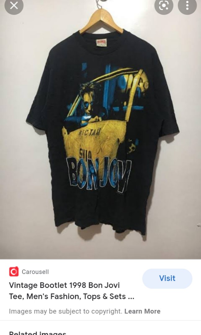1998 Bon Jovi Vintage, Men's Fashion 
