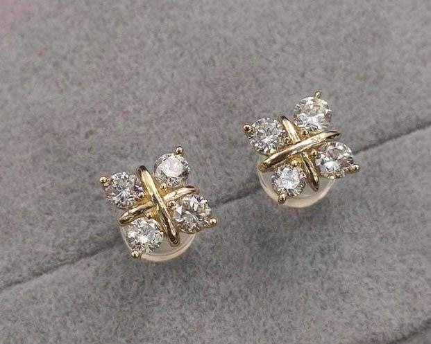4 sales stone earrings