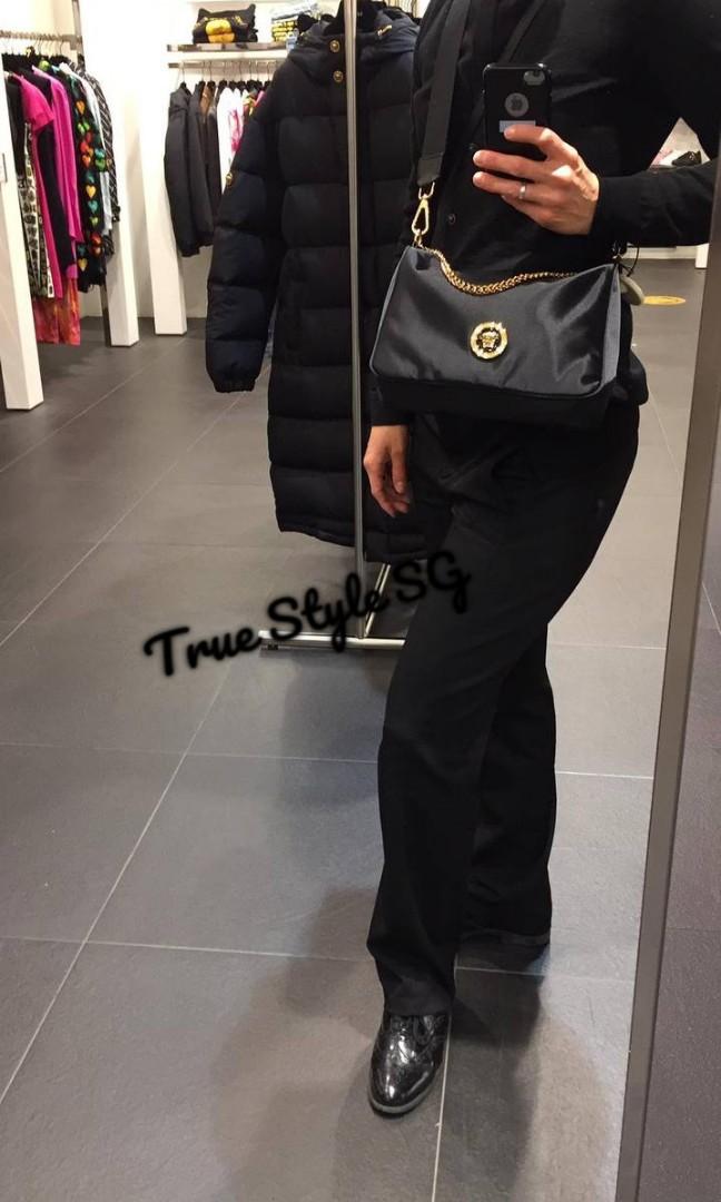 Versace nylon hotsell bag