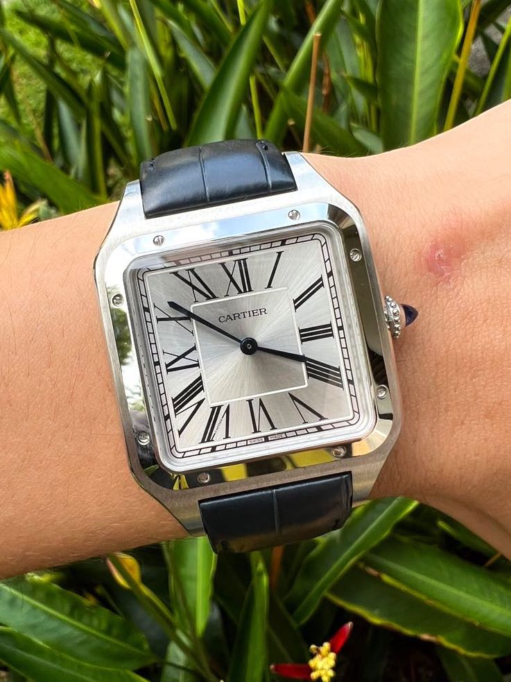 SOLD Cartier Santos Dumont XL WSSA0032 Luxury Watches on Carousell