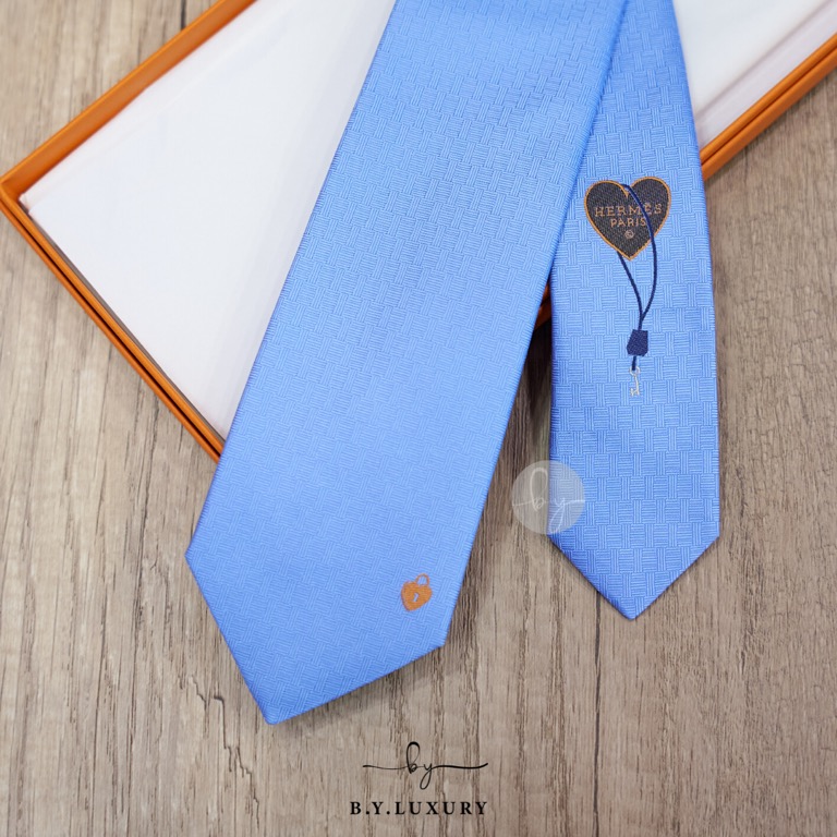 【❤️情人節送禮之選 】 全新Hermes Tie 7 藍色特別款男士男裝領呔