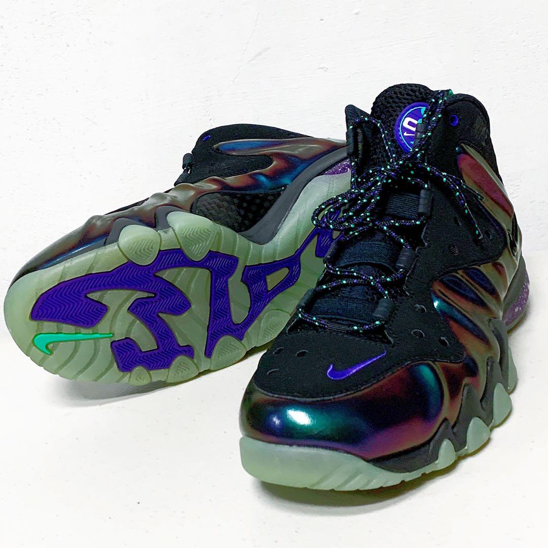 nike barkley posite eggplant