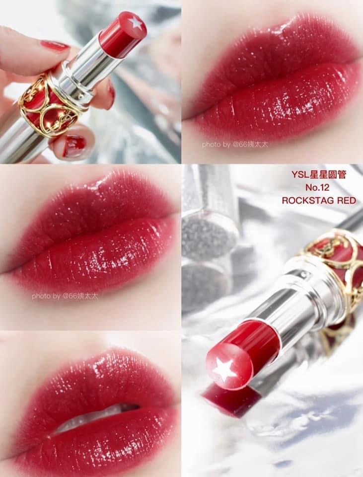 現貨? YSL ? ROUGE VOLUPTE ROCK'N SHINE ? 限量星星夾心銀管唇膏#12, 美容＆化妝品, 健康及美容-  皮膚護理, 化妝品- Carousell