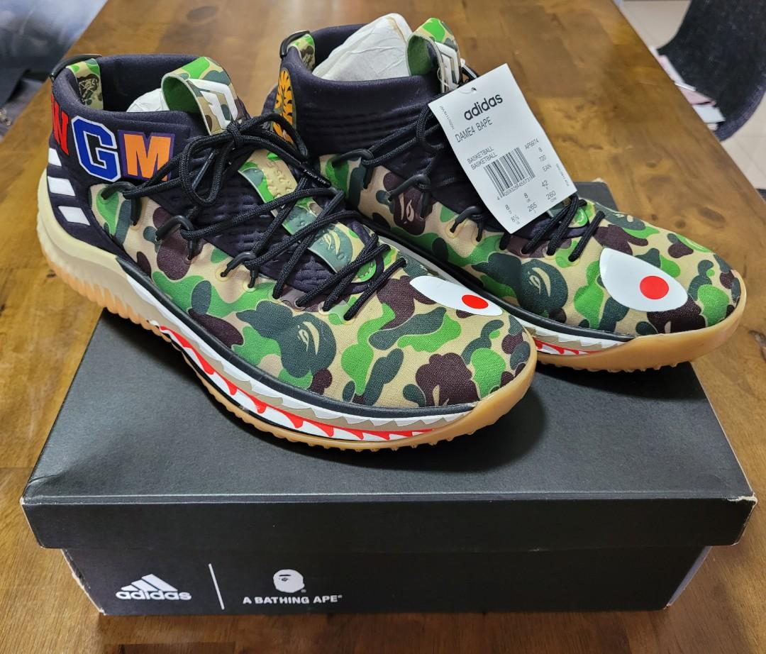 Adidas Bape Dame 4 US 8.5
