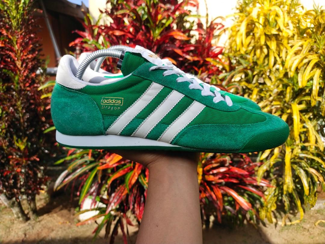 Green adidas dragon shop trainers