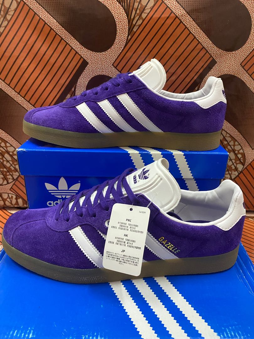 Adidas gazelle super purple shop
