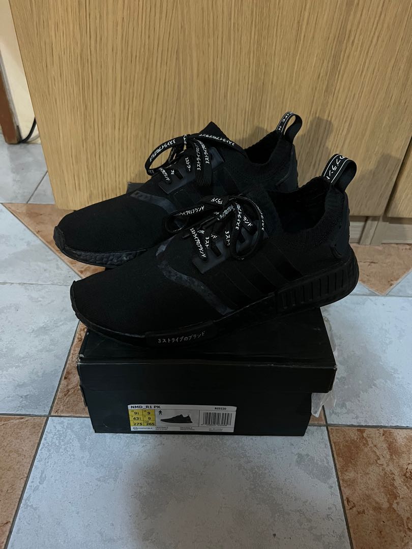 Adidas NMD R1 Triple Black Men s Fashion Footwear Sneakers on