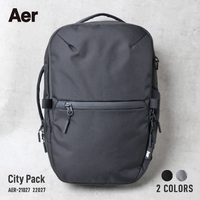 Aer - City Collection City Pack 14L - Black/Gray, 男裝, 袋, 背包