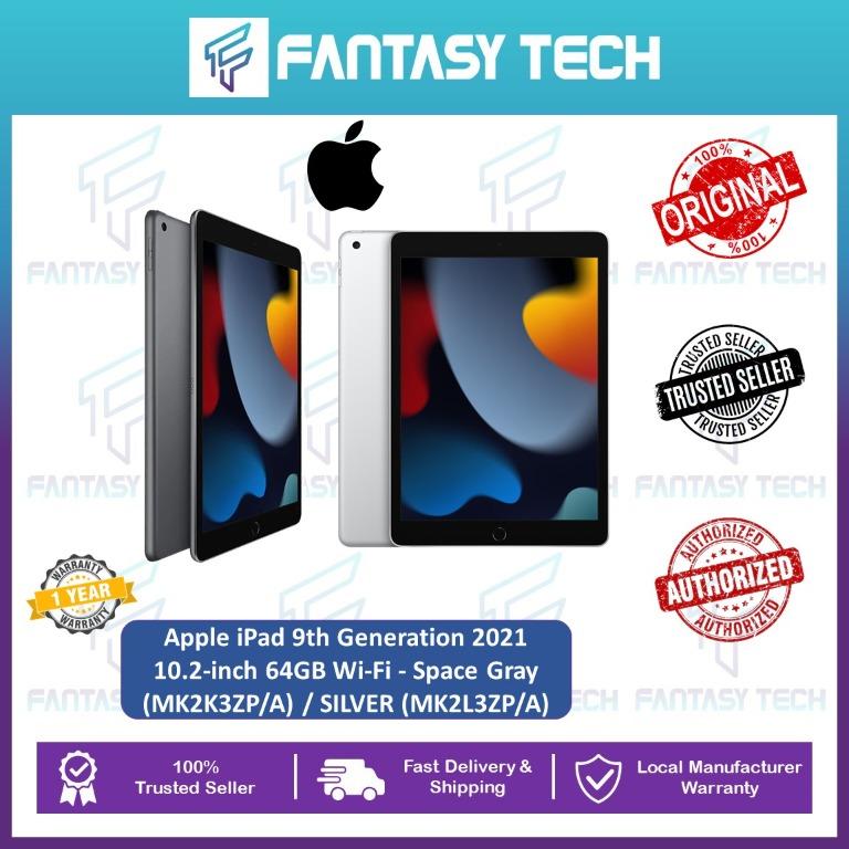 Apple iPad 9th Generation 2021 10.2-inch 64GB Wi-Fi - Space Gray ...