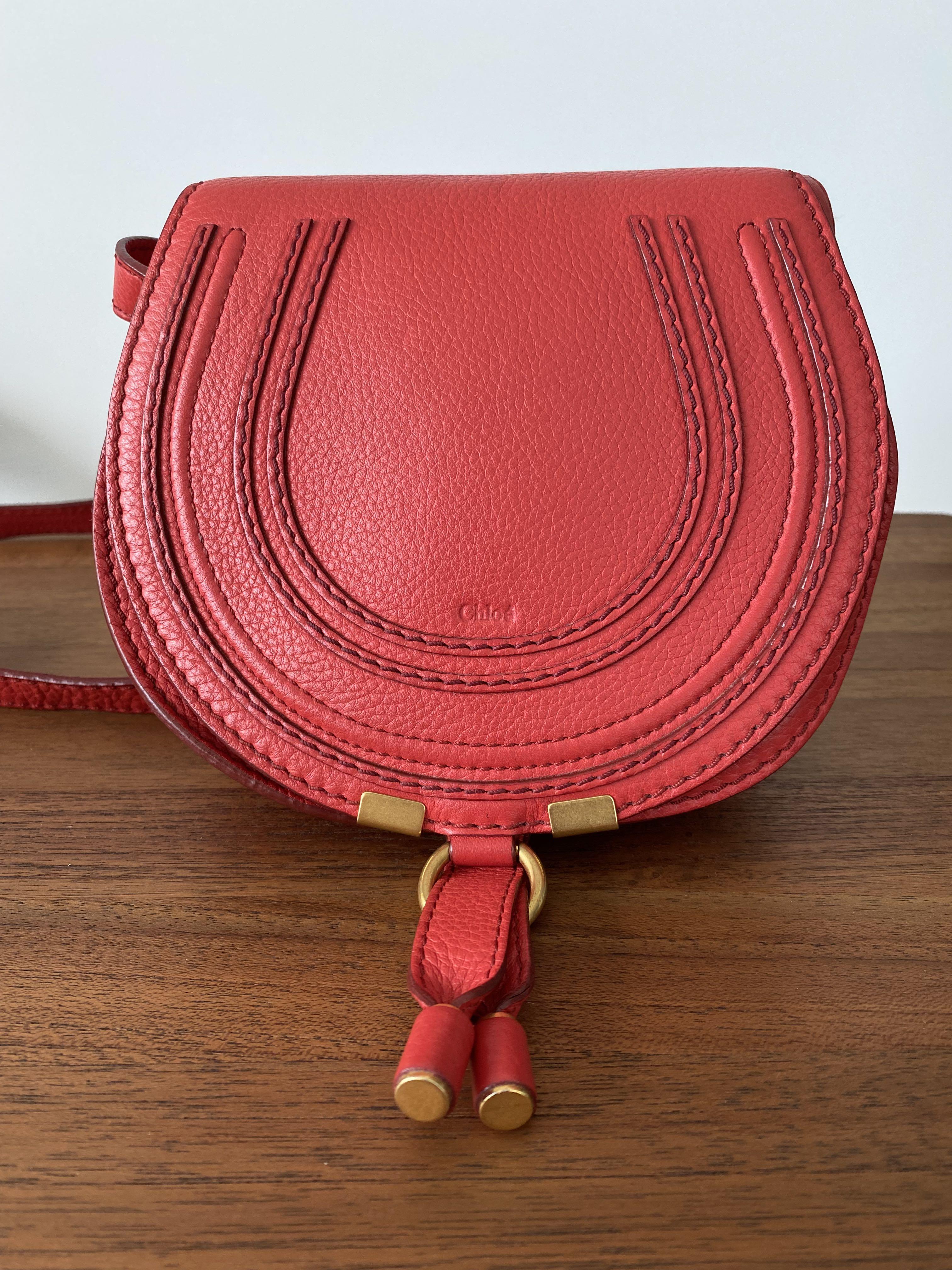 Chloe mini deals marcie red