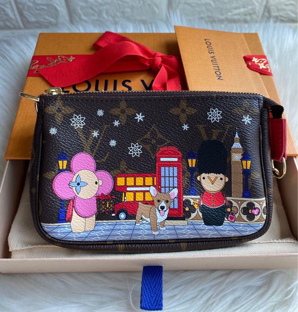 Louis Vuitton 2021 Christmas Animations LONDON and JAPAN Mini Pochette LV  Unboxing and COMPARISONS 