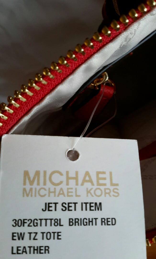 Michael Kors Jet Set Saffiano Leather Tote -Soft Pink 30F2GTTT8L
