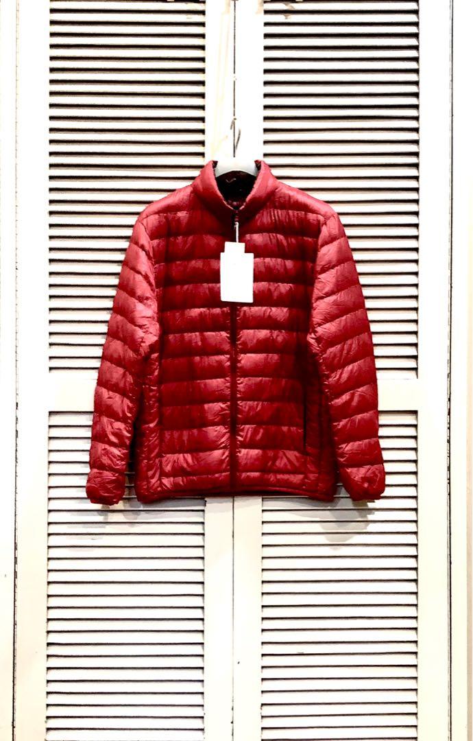 Uniqlo red puffer jacket Clearance