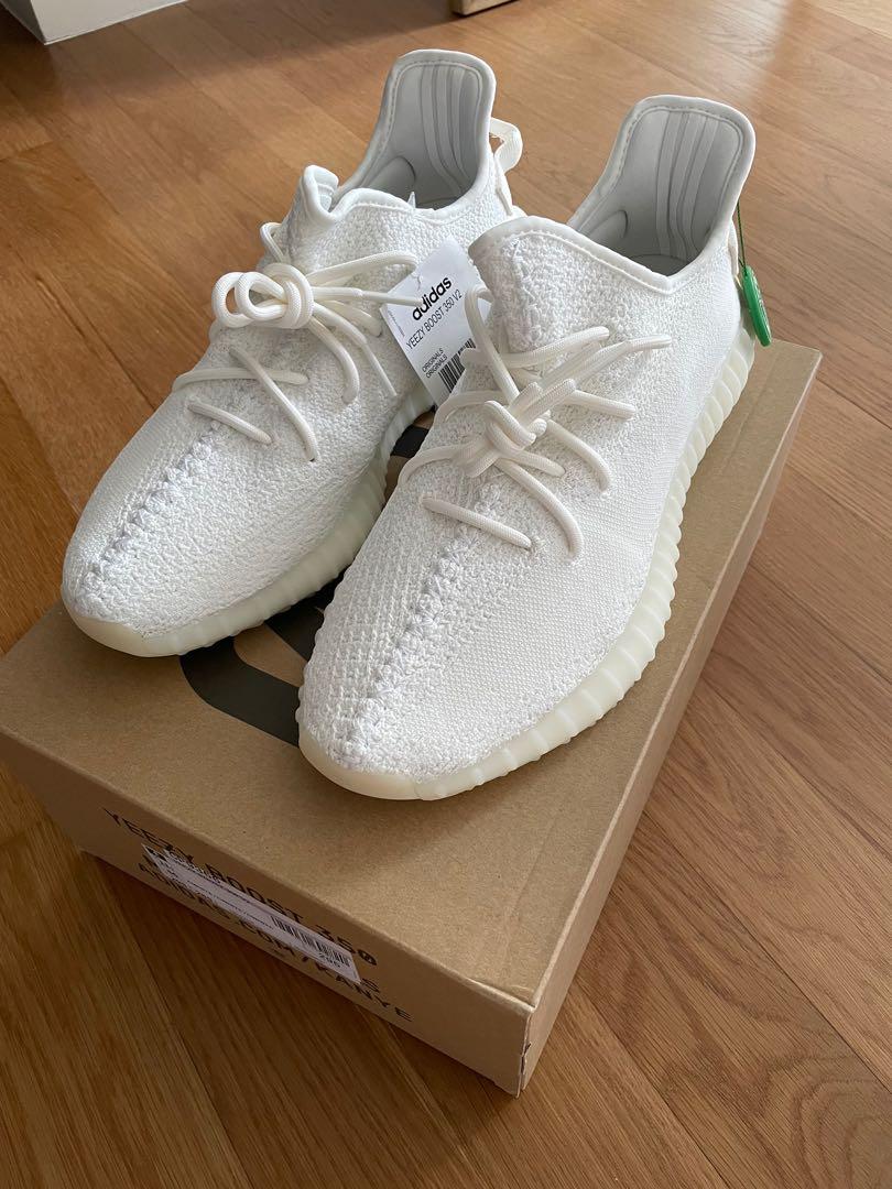 Authentic Yeezy Boost 350 V2 Cream Triple White Men s Fashion