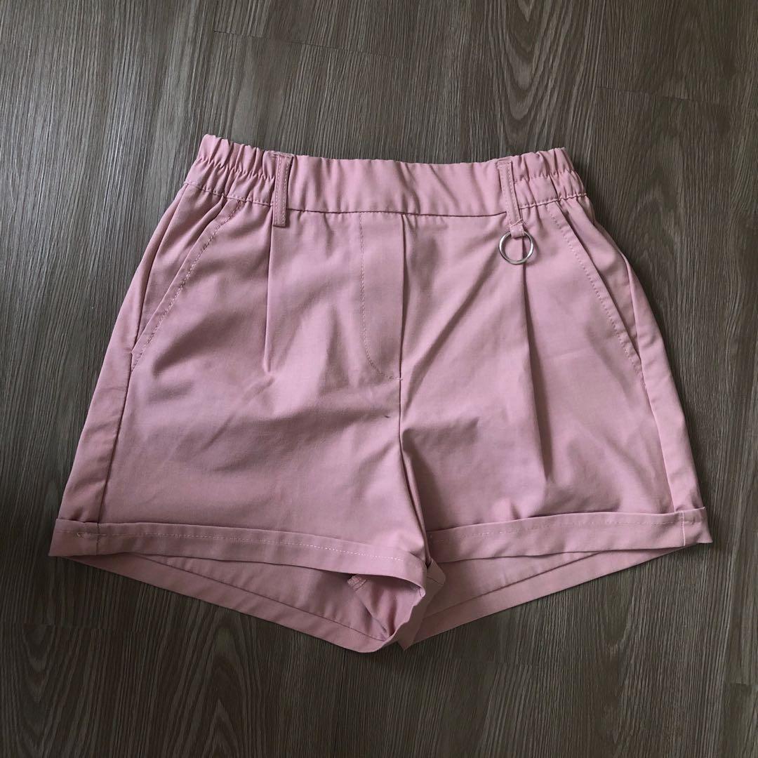 Bershka pink shorts on sale