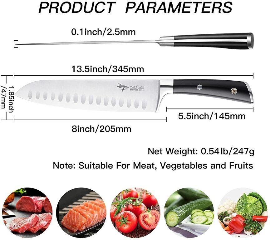  MAD SHARK 7 inch Heavy Duty Kitchen Knife