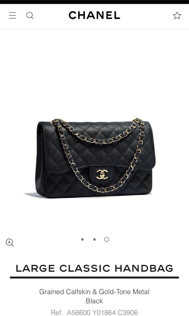 BNIB Classic Chanel Jumbo Black Caviar SHW Double flap microchip, Luxury,  Bags & Wallets on Carousell