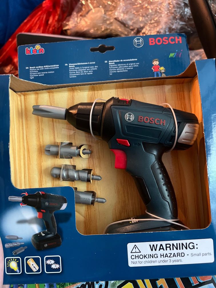 Bosch toy drill, Hobbies & Toys, Toys & Games on Carousell