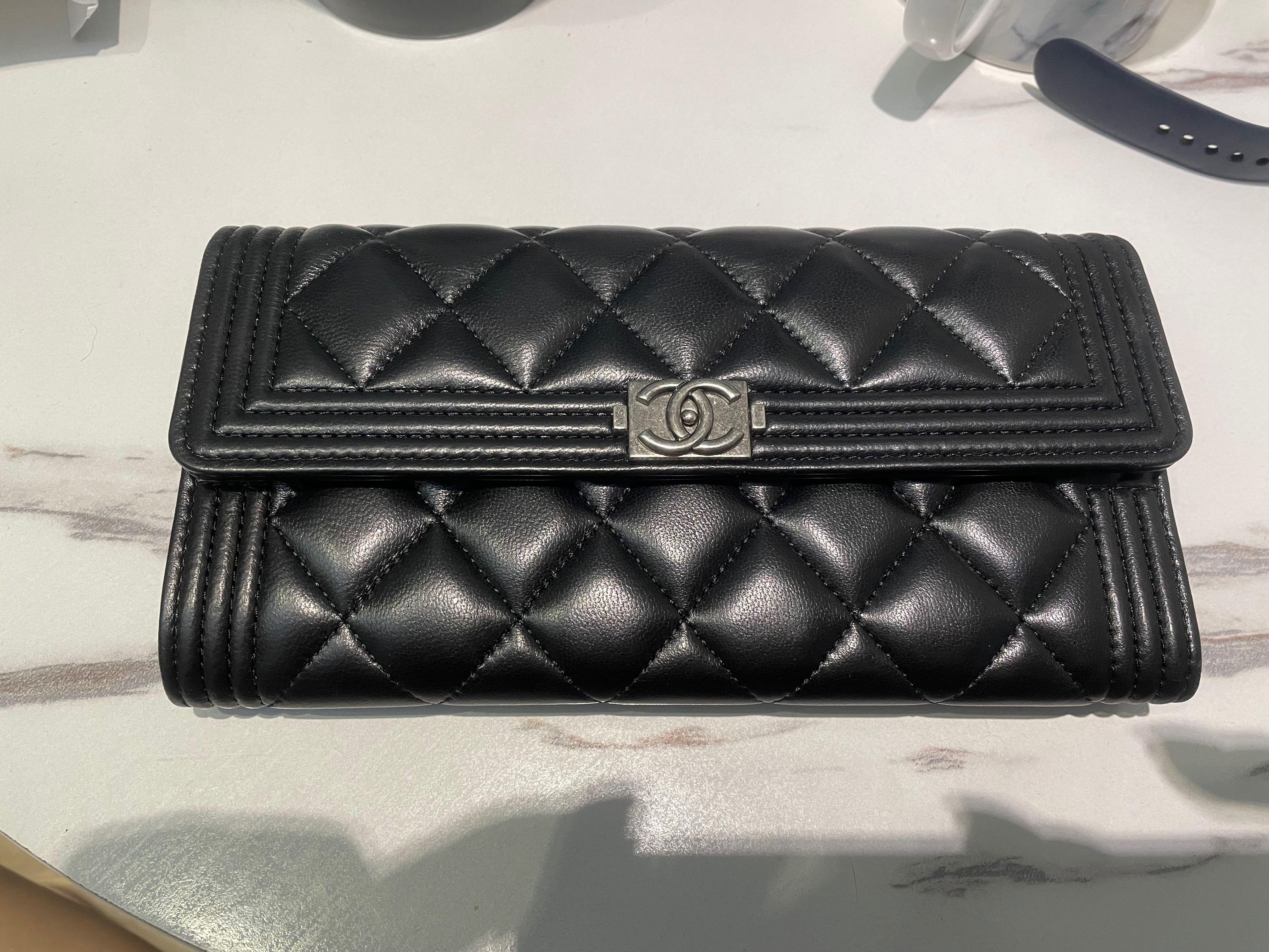 Boy chanel shop long wallet