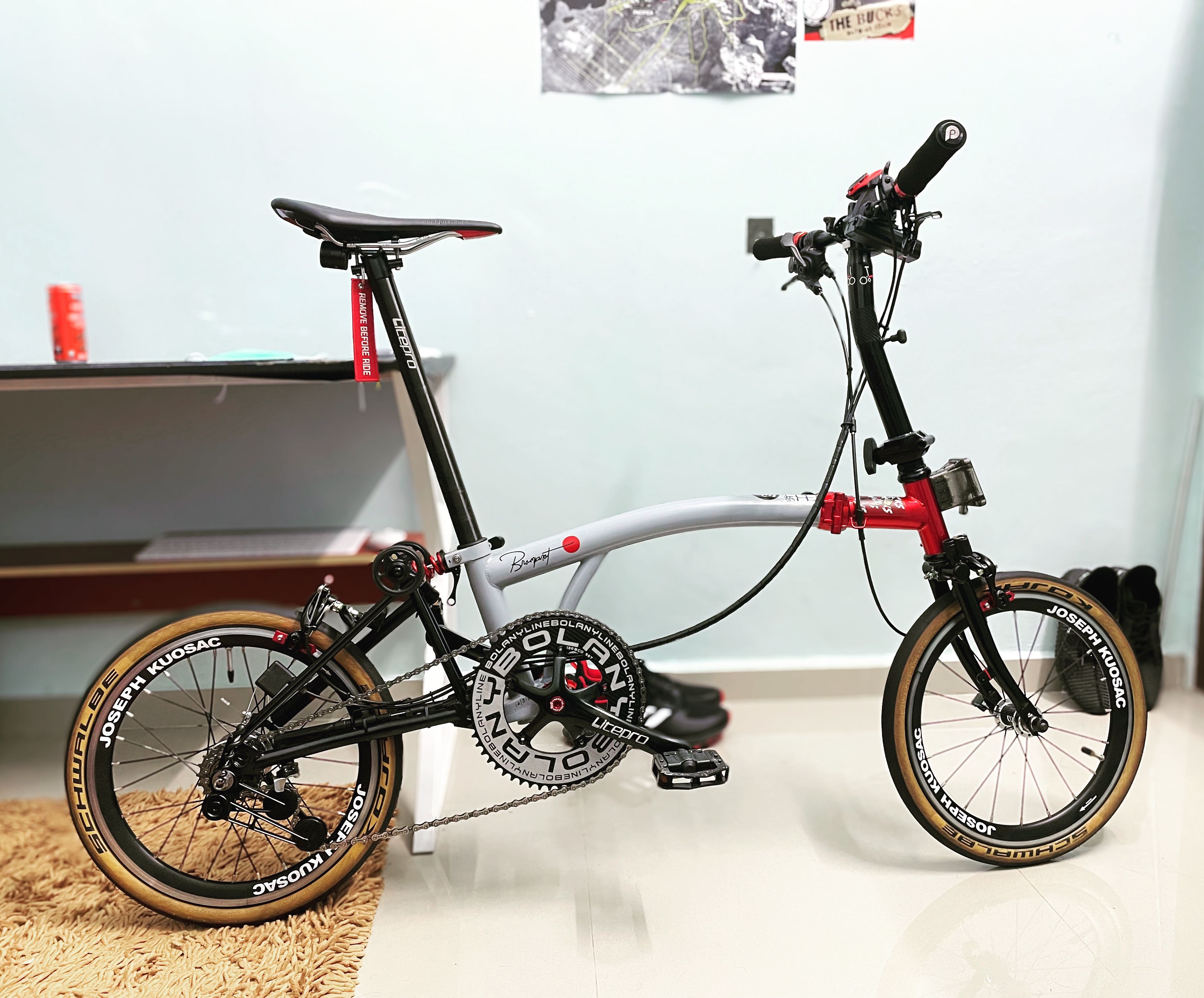 Camp Pikes Gen3 Upgraded folding bike bicycle Brompton Sports