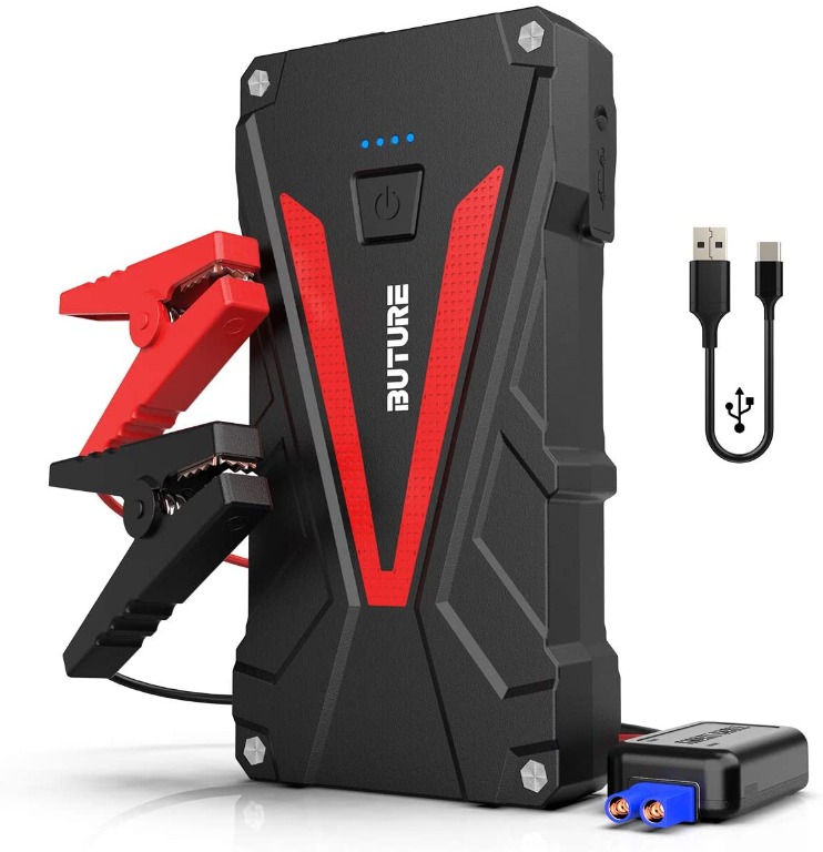 Car Jump Starter, BUTURE 1200A Peak 15800mAh Portable Car Battery Starter  (up to 7.0L Gas/6.0L Diesel Engines) Auto Battery Booster Pack with Smart  Safety Jumper Cable, Fast Outputs 3.0, Car Accessories, Accessories