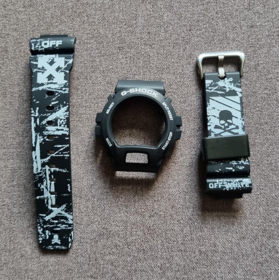 Casio G shock Gshock DW6900 DW 6900 BnB Band Bezel strap Mastermind X Off white Offwhite Off white Custom Keeper watch set