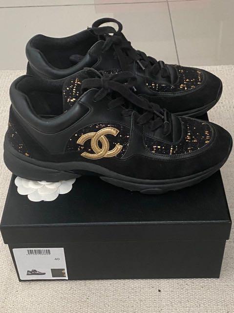 2019 Channel Runners Leather White Black Sneakers Luxury Brands Shoes Lace  Up Tie Flat Trainer Men Women Platform ShoesChanel From  Shanghai88888888, $139.9 | DHgate.Com
