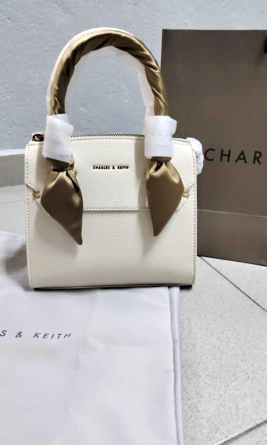 Charles and keith store bag with scarf