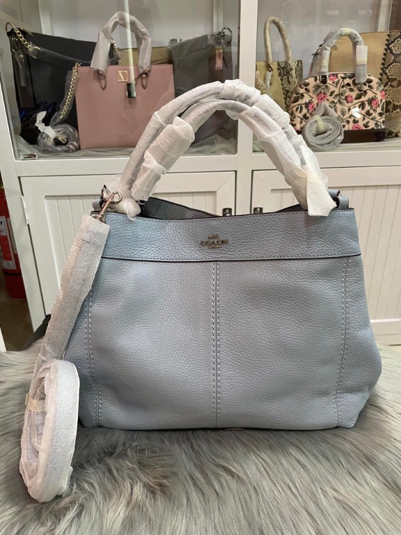 Coach pebbled leather small lexy shoulder bag handbag discount