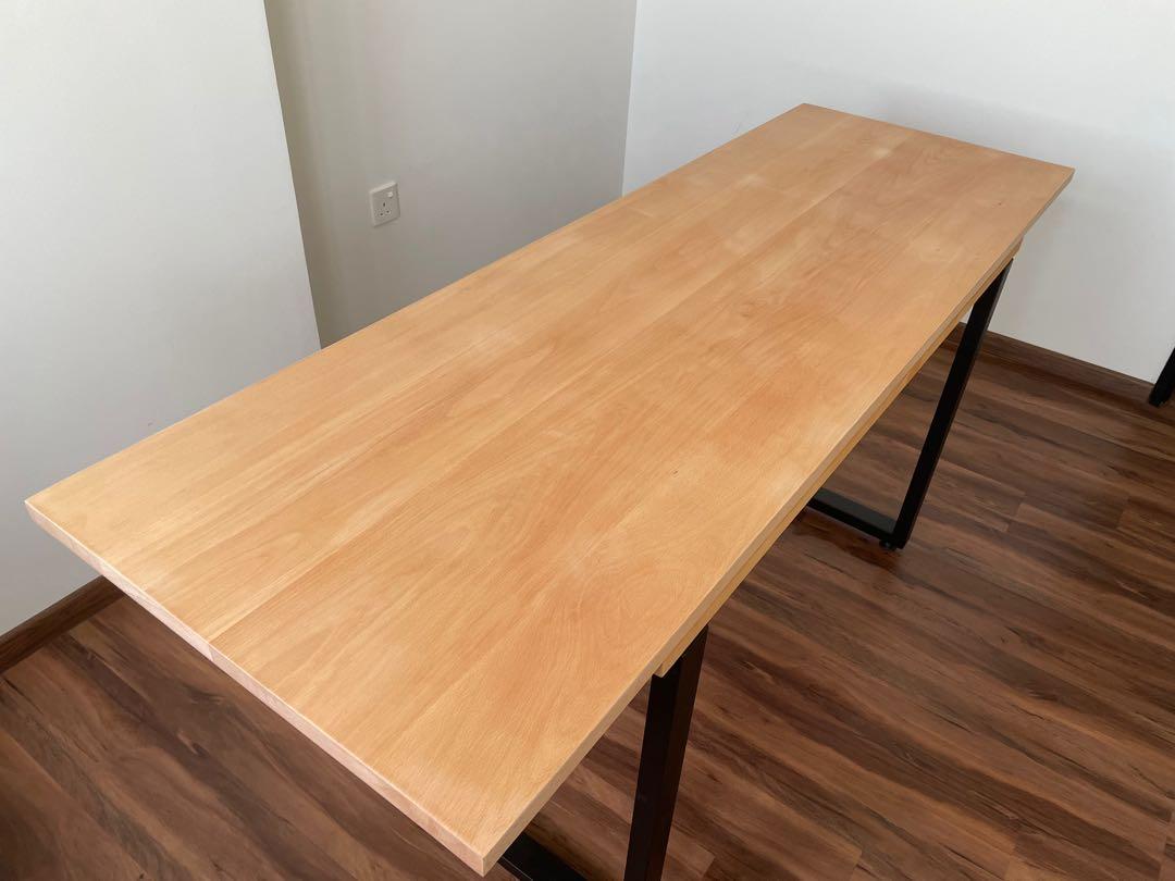 Beech wood store desk top