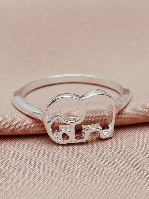CUTE ELEPHANT RING Women s Fashion Jewelry Organisers Rings