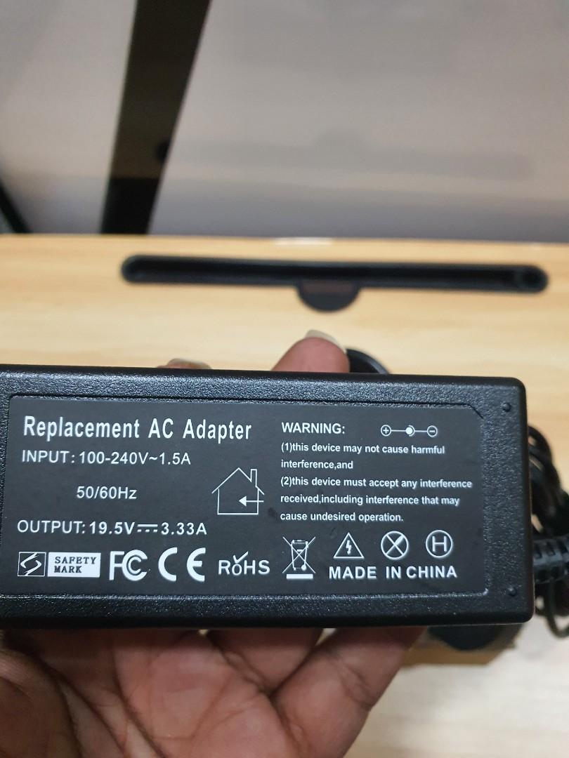 dc power supply laptop replacement adapter 19.5v 3.33A 4.5*3.0, TV