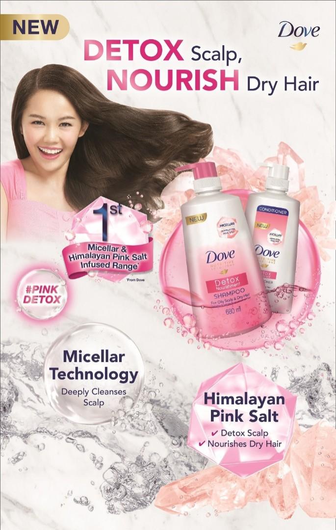 Dove Himalayan Pink Salt Shampoo & Conditioner Set, Beauty & Personal