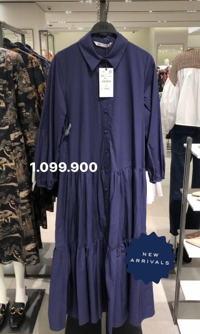 DRESS ZARA NEW COLECTION 2022 JASTIP Fesyen Wanita Pakaian