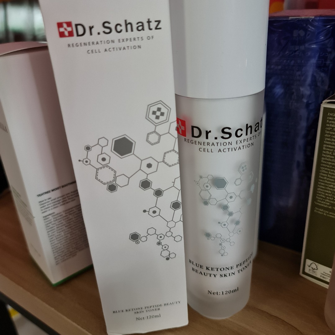 Dr Schatz Blue Ketone Peptide Beauty Skin Toner 120ml, Beauty