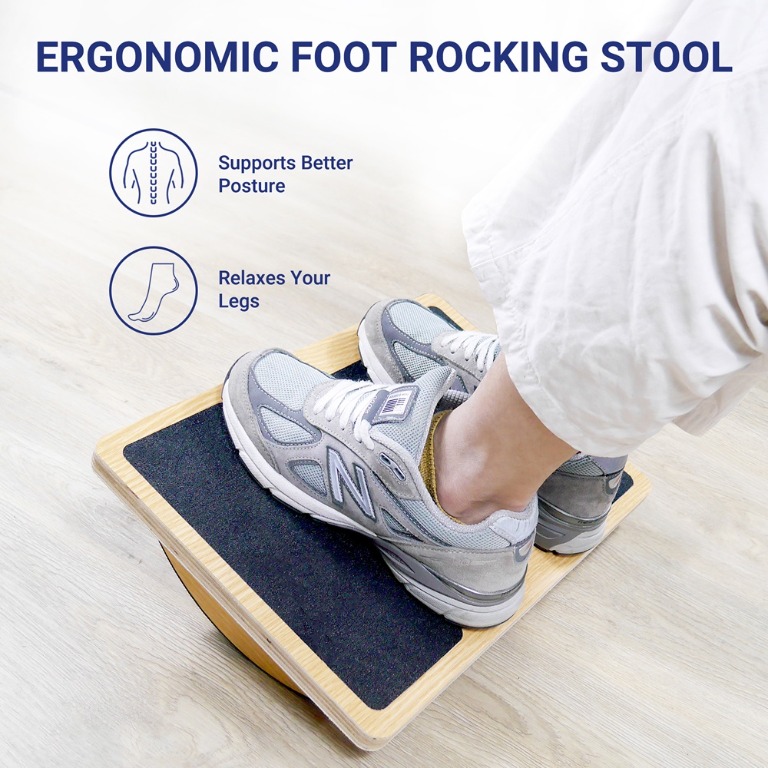 Ergonomic Foot Rest Stool for Computer Under Desk Perfect Ergonomic ...