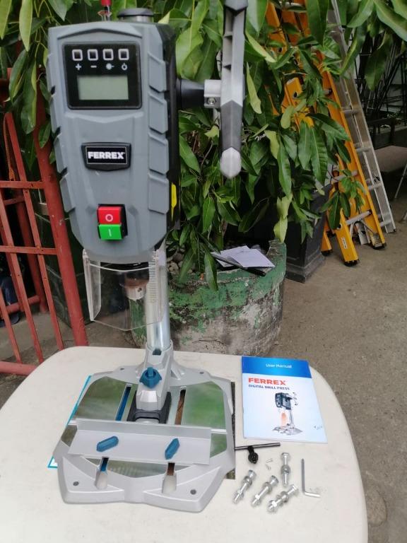 Ferrex Digital Drill Press 710W (Category: Construction Tools & Equipment) located in San Pedro. Submitted by aus-plus (Listing ID 1138810470, Image 3). Description: Ferrex Digital Drill Press 710W.