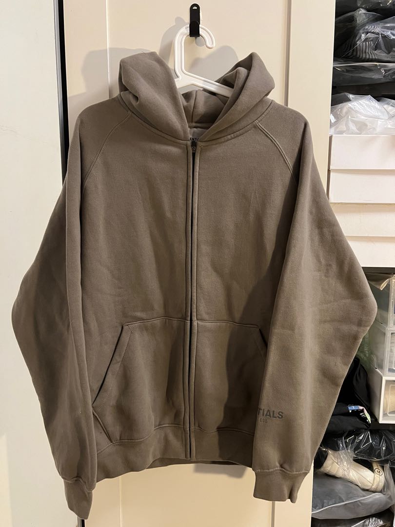 Fear Of God Essentials Full Zip Up Jacket Plus Price & Sizing