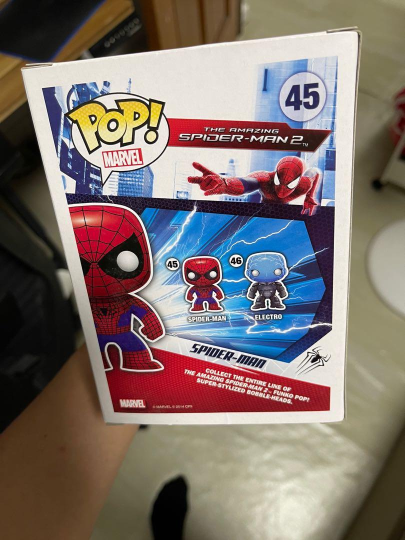 Figurine Pop The Amazing Spider-Man [Marvel] #45 pas cher : Spider-Man - Métallique