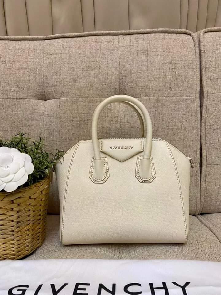 Givenchy Antigona Mini Off White Goat Leather SHW Luxury Bags